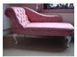 Pink Damask Chaise Longue. Beautiful pink damask chaise....
